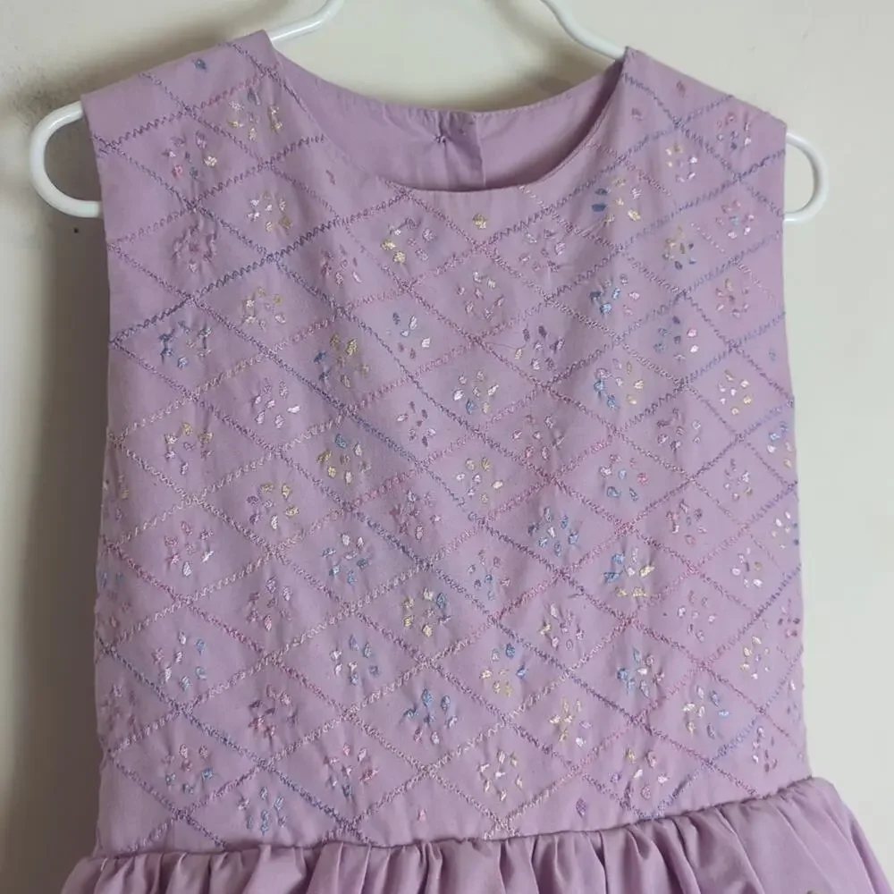 Whimsical Fit & Flare Dress Butterfly Ladybug Dragonfly Girls 8
